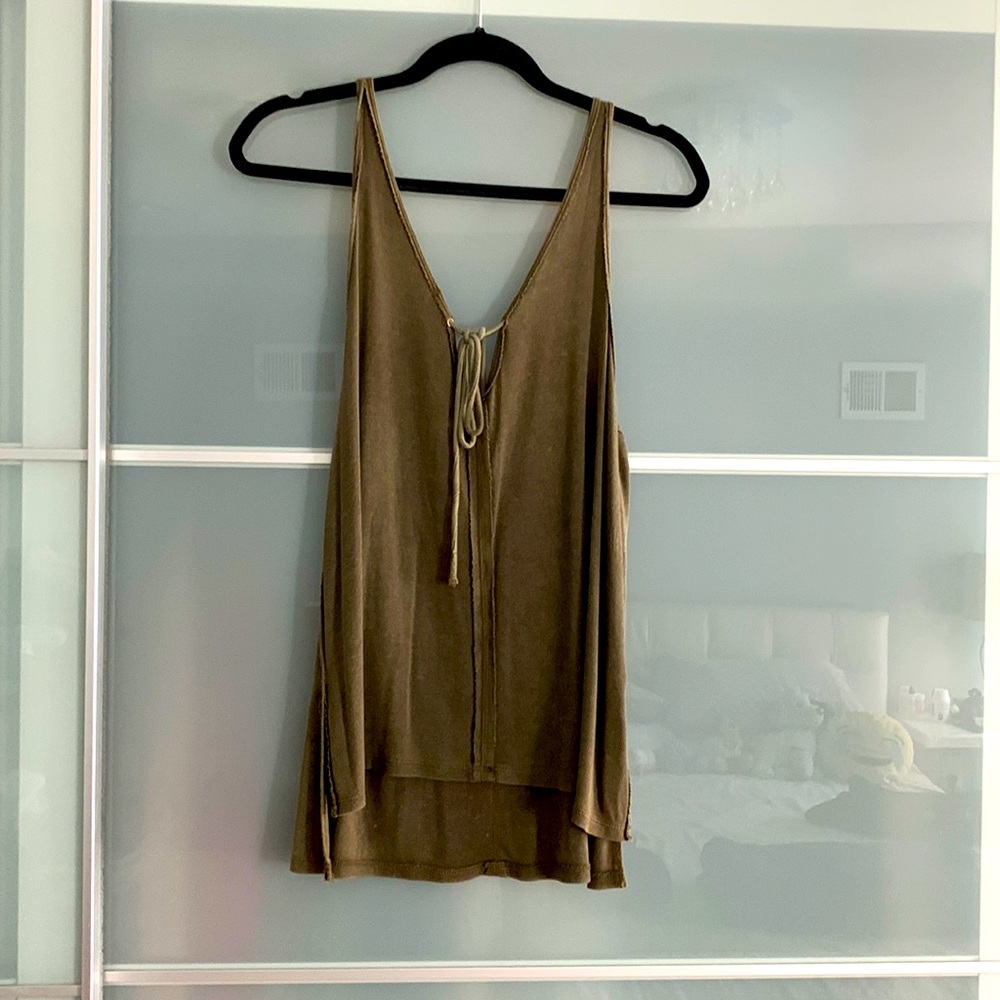 Olive Sleeveless Top - We The Free